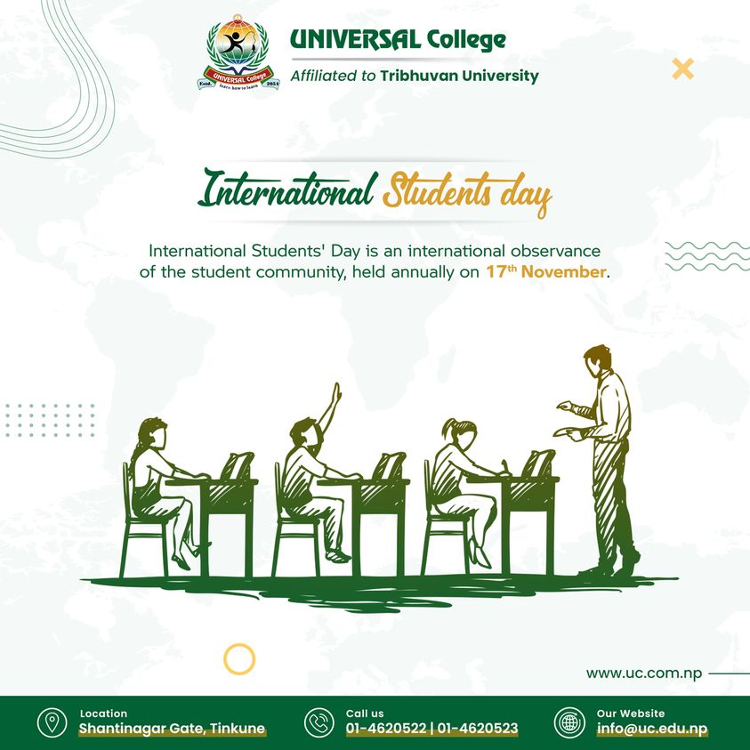 Happy International students day!